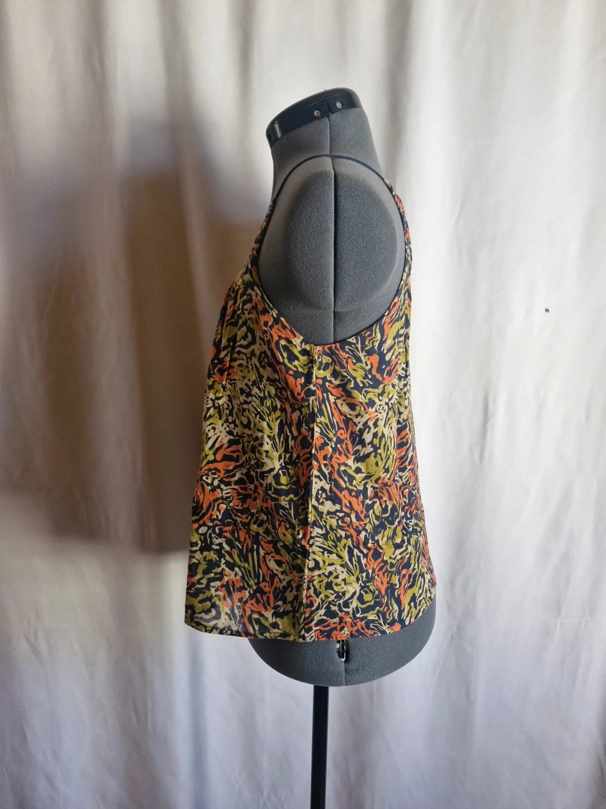 See U Soon vrouwelijke vloeiende body met veelkleurige print maat 0 XS dunne schouderbandjes – photo 2